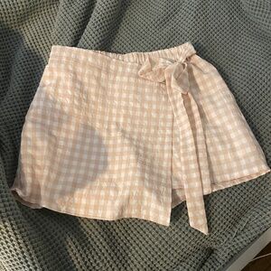 Gingham skort for sale